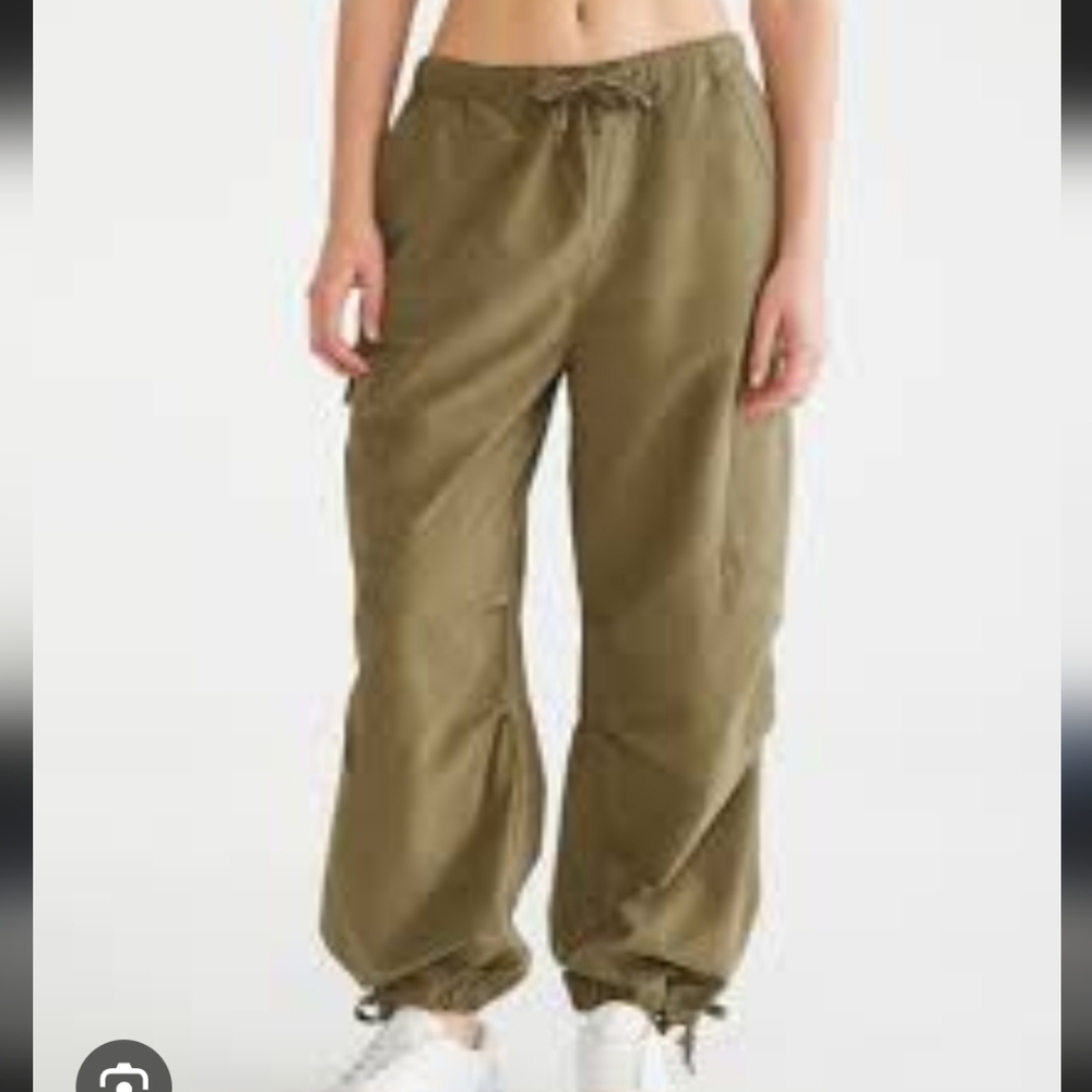 Aeropostale Women's Tan Drawstring Parachute Pants Size XL - Picture 11 of 11